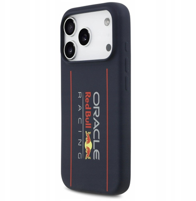 Kapak telefoni Red Bull Silicone Oversize Logo MagSafe, për iPhone 17 Pro Max, blu navy