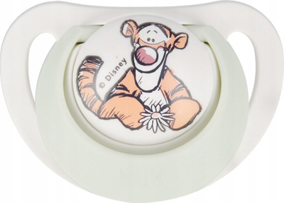 Biberon qetësues NUK Star, 6 18 muaj, silikon pa BPA, Winnie the Pooh, me kuti, set 2 copë