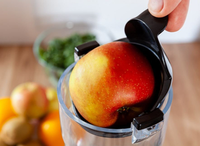Shtrydhëse frutash Eldom PJ405 Sante Perfect Juicer, vertikale, BPA free, e zezë me argjend