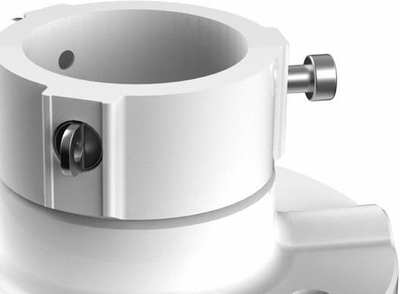 Mbajtëse tavanore për kamera PTZ Hikvision DS1663ZJ, e shkurtër, metalike, e bardhë