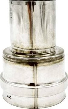 Reduktor turbo Spiroflex 80/60, inox 0.5mm, për oxhak