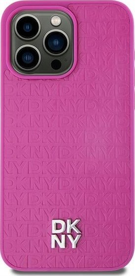 Mbulesë telefoni DKNY DKHMP15SPSHRPSP për iPhone 15, 14 edhe 13 6.1", me MagSafe, rozë