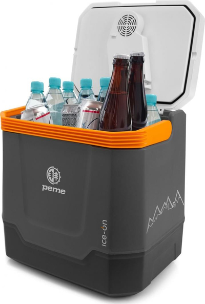 Frigorifer dhe ngrohës portativ Peme Ice-On Trip, 31.5 L, i hirtë