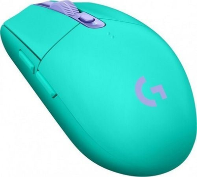 Set gaming Logitech G305 Lightspeed Mint + G640 SE, maus wireless HERO, mauspad i madh, mente