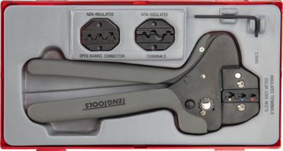 Set veglash krimpimi Teng Tools TTCP04, 4 pjesë, në kuti plastike