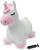 Lodër kërcimi Jamara Bouncing Animal Unicorn, me mbulesë pelushi, me pompë ajri, shumëngjyrëshe