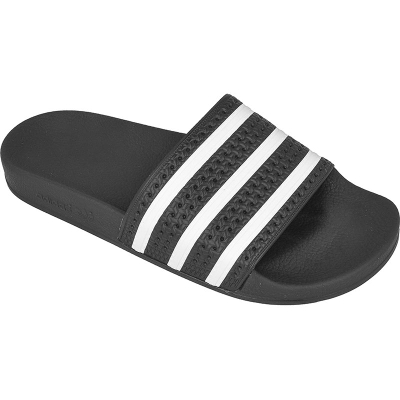Shapka Adidas Originals Adilette, me rrip të gjerë, të zeza