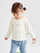 Bluza Cream Petal Rib