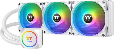 Ftohës uji AIO Thermaltake TH360 ARGB Sync Snow Edition, radiator 360mm, 3x 120mm, i bardhë
