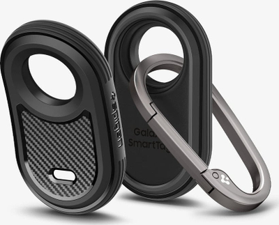 Mbrojtëse Spigen Rugged Armor, për Samsung Galaxy SmartTag 2, e zezë