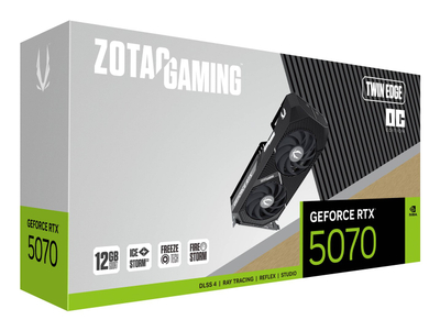 Kартичка графичка Zotac GAMING GeForce RTX 5070 Twin Edge OC NVIDIA 12 GB GDDR7