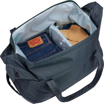 Çantë udhëtimi Thule Subterra 2 Duffel 35L, najlon i fortë, ngjyrë Dark Slate