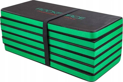 Tapet palestre Rockforce RF-TRL8002-1B, i palosshëm, 1210x455x30mm, jeshile e zezë