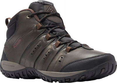 Çizme ecje Columbia WOODBURN II CHUKKA WP Omni-Heat, për burra, kafe
