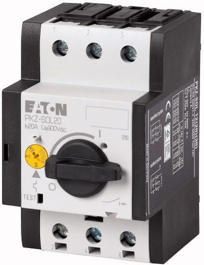 Çelës izolues Eaton PKZ-SOL12, 12A, 3-polësh, gri e zezë