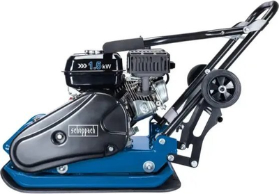 Kompaktor me benzinë Scheppach HP1400S, 13 kN, 2.0 HP, i zi