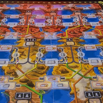 Zgjerim loje tavoline Portal Games Barrage Colorado Connection, hartë e re, për 2 deri 4 lojtarë, shumëngjyrësh