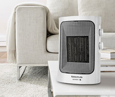 Ngrohës ventilatorik Taurus Tropicano 5C, qeramik, 1500W, i bardhë