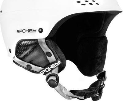 Helmetë skijimi Spokey Robson, e bardhë, 54-58 cm