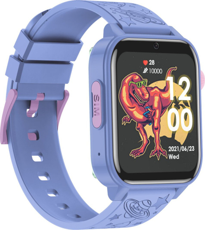 Smartwatch për fëmijë Bemi SmartWatch Play 2, 1.85", GPS LTE, blu
