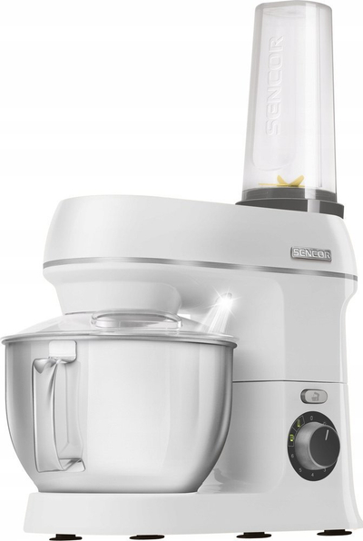 Mikser planetar Sencor STM 3750WH-EUE3, 1000W, enë 4L inox, i bardhë