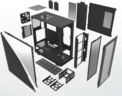 Kasë Thermaltake Divider 300 TG, Midi Tower