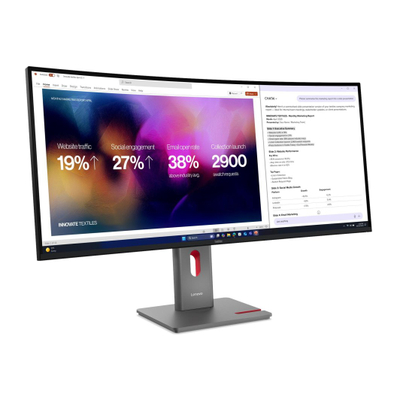 Monitor Lenovo ThinkVision P40wd 40, 39.7", WUHD, 120Hz, me kamerë MC60, i zi