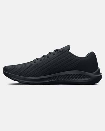 Atlete Under Armour Charged Pursuit 3 për femra, sintetike tekstil, të zeza