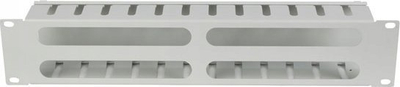 Organizues kabllosh Lanberg AK-1705-S, 19", 2U, me kapak, gri