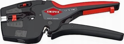Pinca elektrike Knipex Nexstrip 12 72, 3 në 1, prerje dhe zhveshje kabllosh