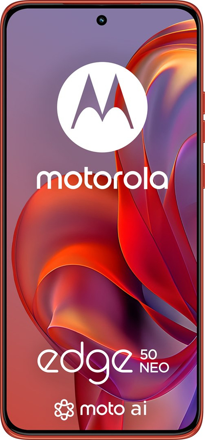 Телефон Motorola Edge 50 Neo, 6.4\", 12GB RAM, 512GB, црвен