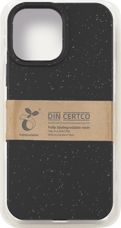 Mbulesë telefoni Hurtel Eco Case për iPhone 14 Plus, silikon i biodegradueshëm, e zezë