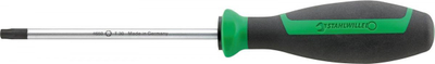 Kaçavidë Torx Stahlwille 4650 DRALL+ T20, bosht 100mm, e zezë jeshile