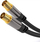 Kablloja antenë PremiumCord IEC M/F, 75Ohm, 135dB, 1.5m, e zezë