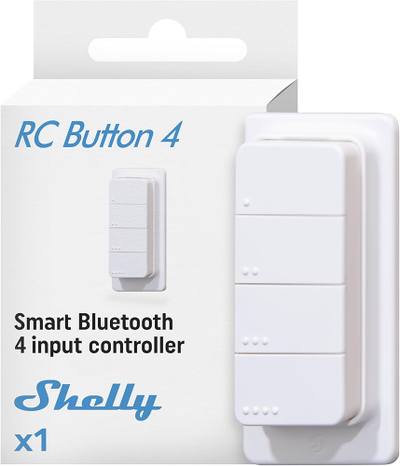 Ndërprerës me 4 butona Shelly BLU RC Button 4
