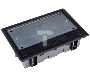 Kuti dyshemeje Simon Connect SF Floor Box Quadruple 8xK45, plastike, gri grafit