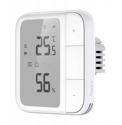 Termostat për ngrohje nën dysheme Aqara W500, i zgjuar, Thread edhe Zigbee, i bardhë