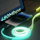 Kabllo karikues Bwoo X279C-L USB-C në Lightning, 2m, 27W, me drita RGB
