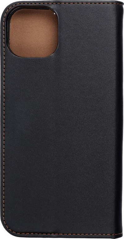 Mbrojtëse libër Smart Pro për iPhone 15 Plus, lëkurë, me magnet, e zezë