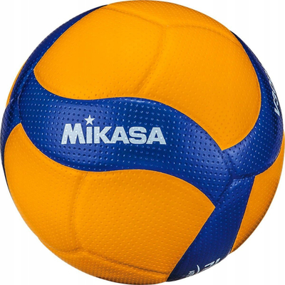 Top volejbolli Mikasa V330W L, rreth 65 67 cm, i verdhë blu