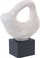 Figurinë zbukuruese KAVALA Ceramic, 32cm, abstrakte, e bardhë