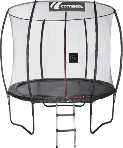 Trampolinë Cornilleau Spring Care 311083, me rrjetë mbrojtëse, për oborr, jeshile