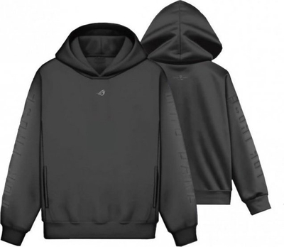 Bluzë me kapuç ASUS ROG Ombre Hoodie, pambuk, gaming, e zezë