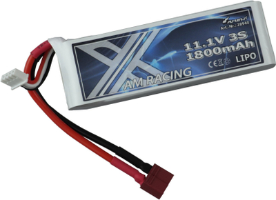 Bateri LiPo Amewi 28940, 11.1V, 1800mAh, e zezë