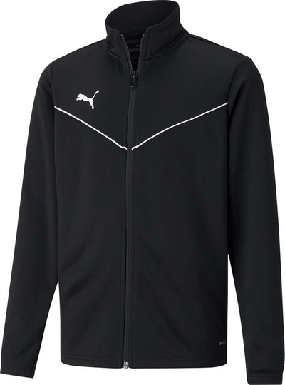 Xhaketë sportive për kalamaj Puma teamRISE Training Poly Jr, dryCELL, me zinxhir, e zezë
