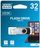 Flash Drive GoodRam UTS2, 32GB, i zi / argjendtë