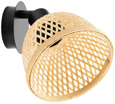 Applikues muri Eko-Light CORBO, E27, bambu, ngjyrë natyrale