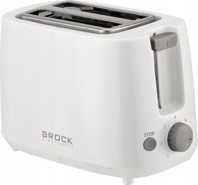 Toaster Brock BT 1006 WH, 700W, 2 feta, i bardhë