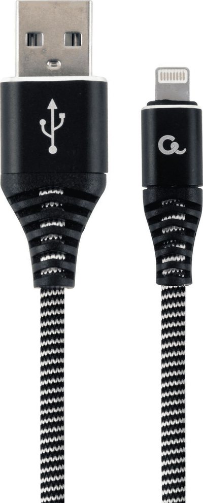Kabllo Gembird USB-A në Lightning, 1m, e zezë