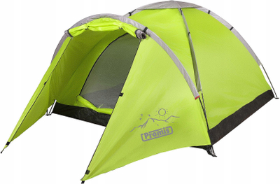 Çadër kampingu Promis Alpenair Pro, 3 persona, verandë, jeshile